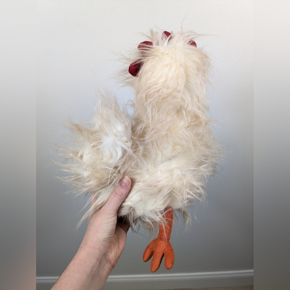 JELLYCAT Chelsea Chicken Soft Plush Toy Rare Retired NEW Long Hair 12" NWT - Picture 2 of 8
